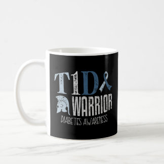 Diabetes awareness month  T1D Diabetes warrior  Coffee Mug