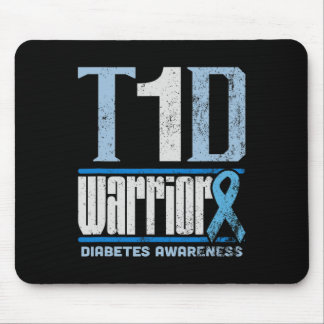 Diabetes awareness month  T1D Diabetes warrior  Mouse Pad