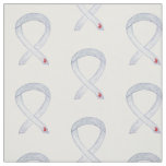 Diabetes Awareness Ribbon Custom Fabric Material
