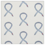 Diabetes Awareness Ribbon Custom Fabric Material