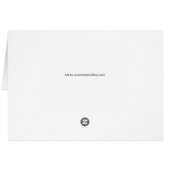 Diabetes Awareness Ribbon IDDM Angel Greeting Card (Back Horizontal)