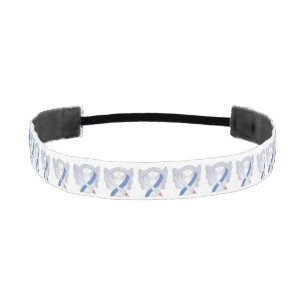 Diabetes Awareness Ribbon IDDM Angel Headband