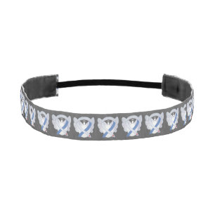 Diabetes Awareness Ribbon IDDM Angel Headband