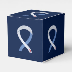 Diabetes Awareness Ribbon IDDM Party Favor Box