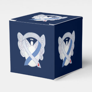 Diabetes Awareness Ribbon IDDM Party Favor Box