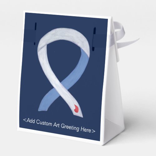 Diabetes Awareness Ribbon IDDM Party Favor Boxes