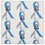 Diabetes Awareness Ribbon Lighthouse of Hope Fabric