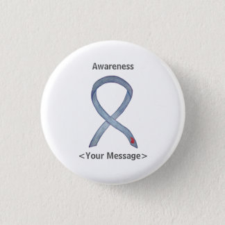 Diabetes Awareness Ribbon NIDDM Custom Pin