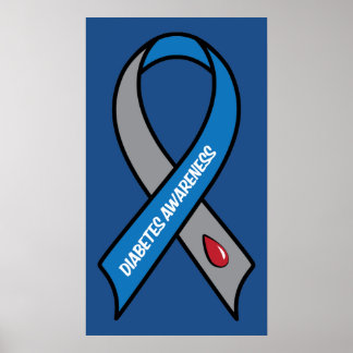 Diabetes Awareness Art & Framed Artwork | Zazzle