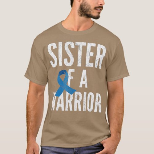 Diabetes Awareness Sister Of A Warrior Womens T1 T T_Shirt