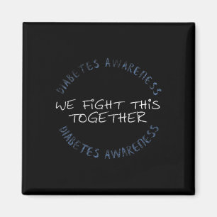 Diabetes Awareness T1D - Diabetes Mom Dad Family G Magnet