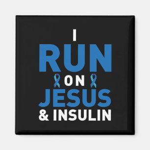 Diabetes Awareness Type 1 2 - Diabetic T1D T2D 4 Magnet