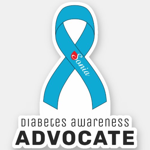 Diabetes Awareness Vinyl Sticker