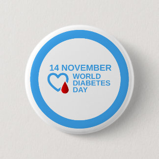 Diabetes Awareness World Diabetes Day 14 November Button