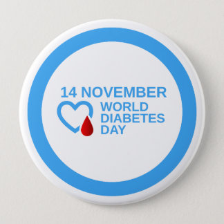 Diabetes Awareness World Diabetes Day 14 November Button