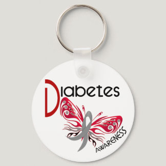 Diabetes BUTTERFLY 3 Keychain