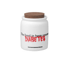'Diabetes' Candy Jar