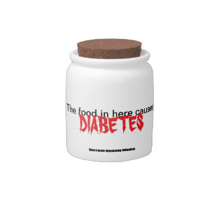 'Diabetes' Candy Jar