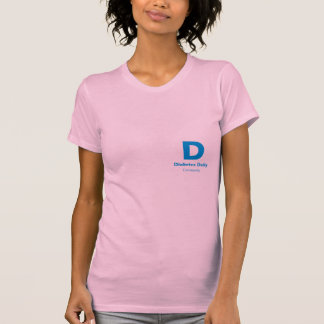 Diabetes Daily Light Color Ladies Tees