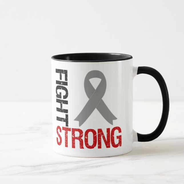 Diabetes Fight Strong Ribbon Mug (Right)