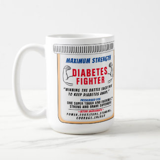 Diabetes Fighter Inspirational Gift Coffee Mug