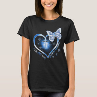 diabetes heart butterfly T-Shirt