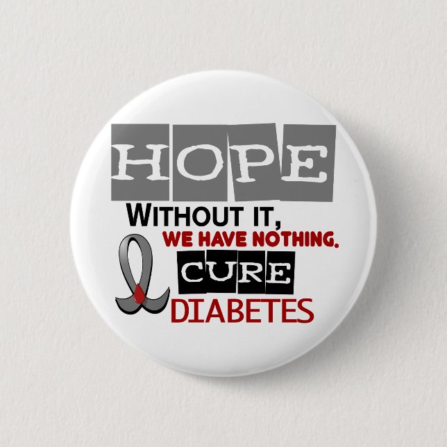 Diabetes HOPE 2 Button (Front)