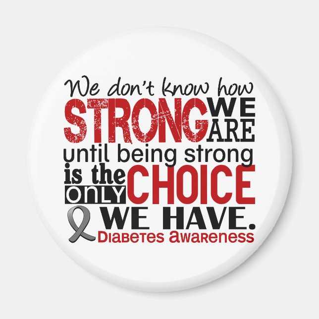 Diabetes How Strong We Are Magnet (Front)