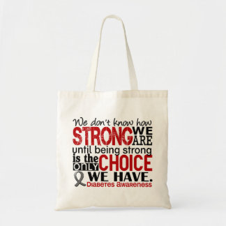 Diabetes How Strong We Are Tote Bag