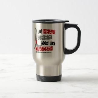 Diabetes I Wear Grey For My Grandson 37 Travel Mug