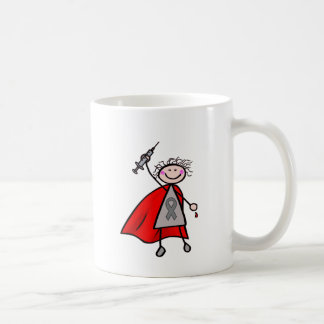 Diabetes Insulin Superhero Girl Coffee Mug