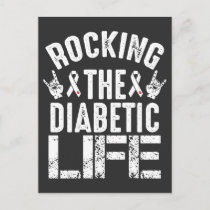 Diabetes Insulin T1D Type 1 Blood Sugar Postcard
