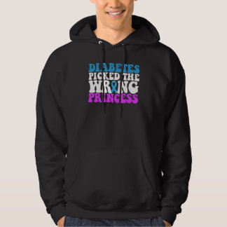 Diabetes Picked The Wrong Princess, Insulin Type 1 Hoodie