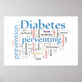 Diabetes Preventing Poster