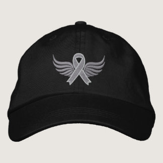 Diabetes Ribbon Wings Embroidered Baseball Hat