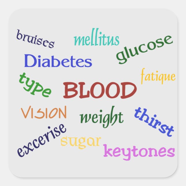 Diabetes Stickers (Front)
