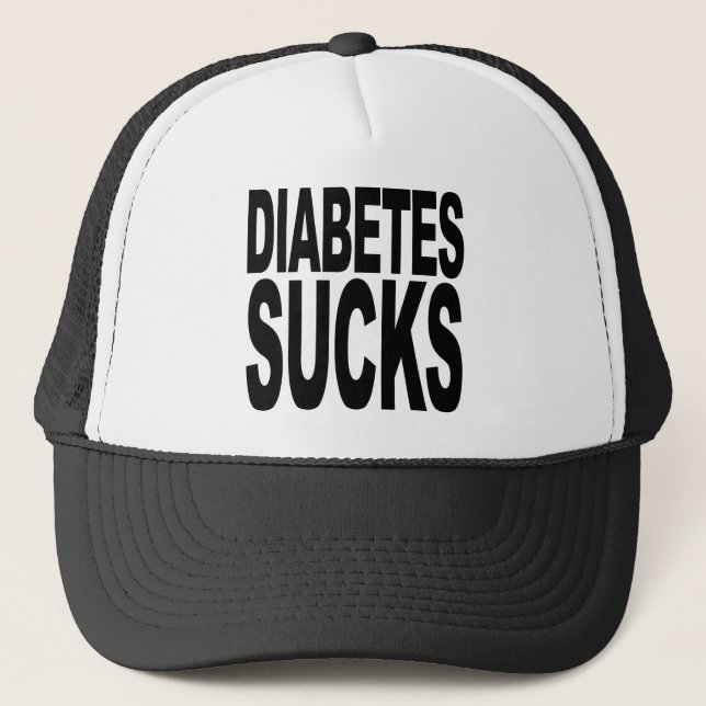 Diabetes Sucks Trucker Hat (Front)