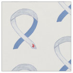 Diabetes Type 1 Awareness Ribbon Custom Fabric