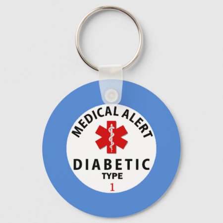 Diabetes Type 1 Keychain