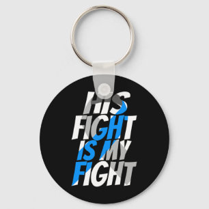 Diabetes Type 1 Ribbon Type 2 Diabetes Awareness 1 Keychain