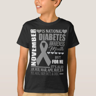 diabetes type awareness november diabetic funny gi T-Shirt