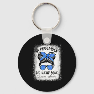 Diabetes Warrior Awareness Diabetic Support Type w Keychain