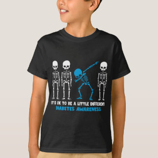 Diabetes Warrior Mom awareness Gift It's Ok To Be T-Shirt