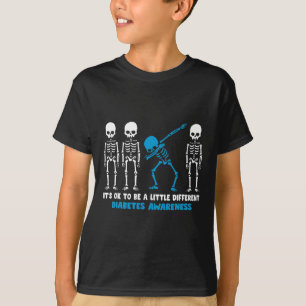 Diabetes Warrior Mom awareness Gift It's Ok To Be  T-Shirt