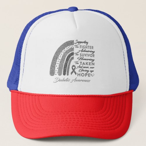Diabetes Warrior Supporting Fighter Trucker Hat