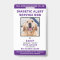 Diabetic Alert Service Dog ID Personalized Photo