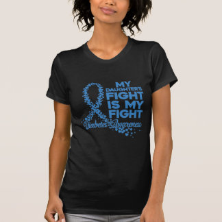 Diabetic Daugher Mother Fight Diabetes Awareness T-Shirt