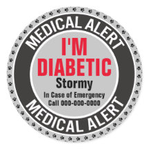 Diabetic Dog Medical Alert In Case Of Emergency 