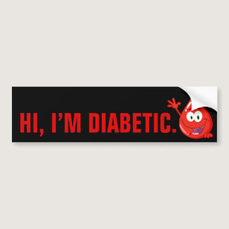 Diabetic Introduction Bumper Sticker