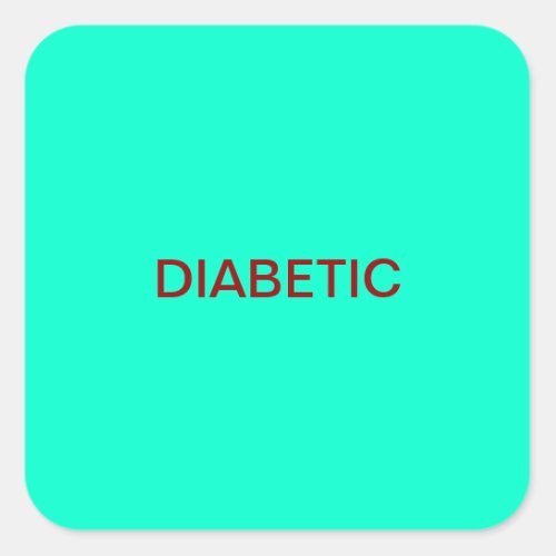 Diabetic Medical Chart Labels